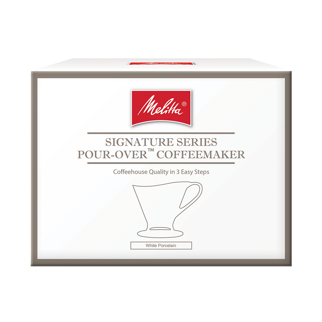 Signature Series Porcelain Pour-Over™ Coffeemaker   - White, 1-Cup