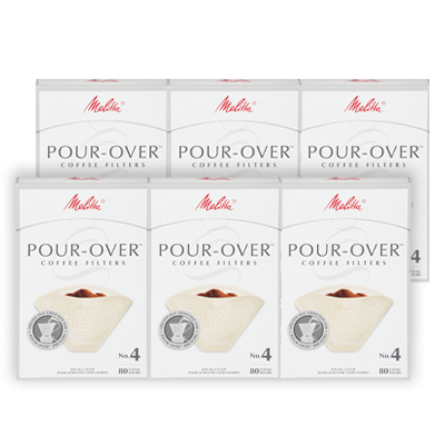 Melitta No. 4 Pour-Over Coffee Filters