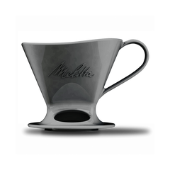 Signature Series Hybrid porcelain Pour-Over™ Coffeemaker  - Gun Metal, 1-Cup